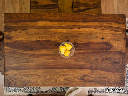Dudi Furniture Vismit Solid Sheesham Wood Dining Table