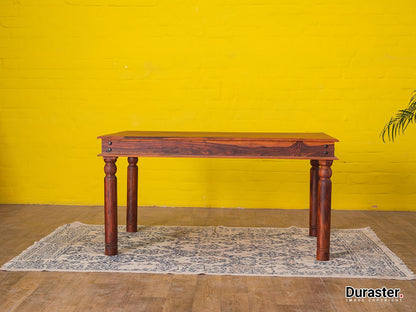 Dudi Furniture Vismit Solid Sheesham Wood Dining Table