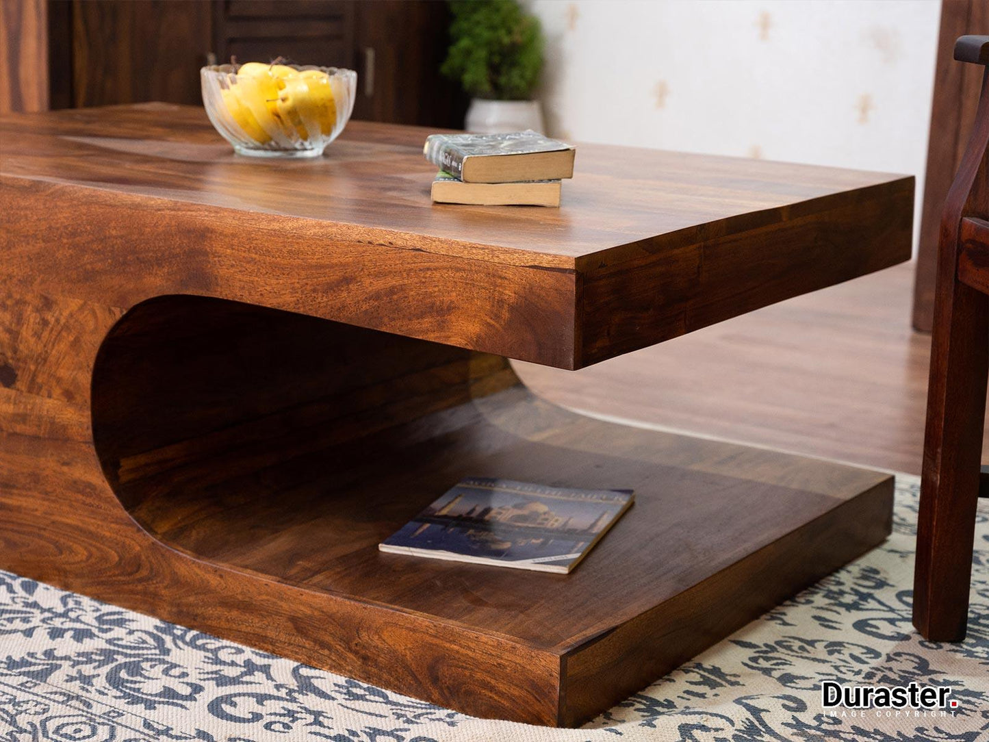 Dudi Furniture Vismit Solid Acacia wood Coffee Table
