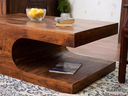 Dudi Furniture Vismit Solid Acacia wood Coffee Table
