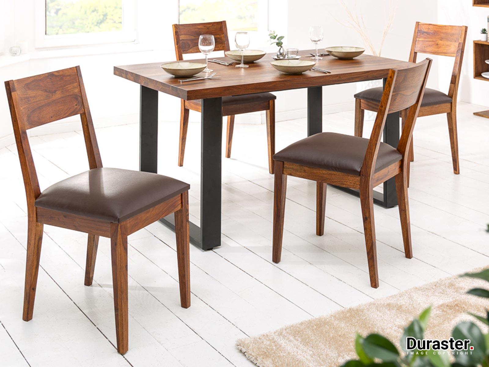 Dudi Furniture Vismit Modern Sheesham Wood Dining Chair
