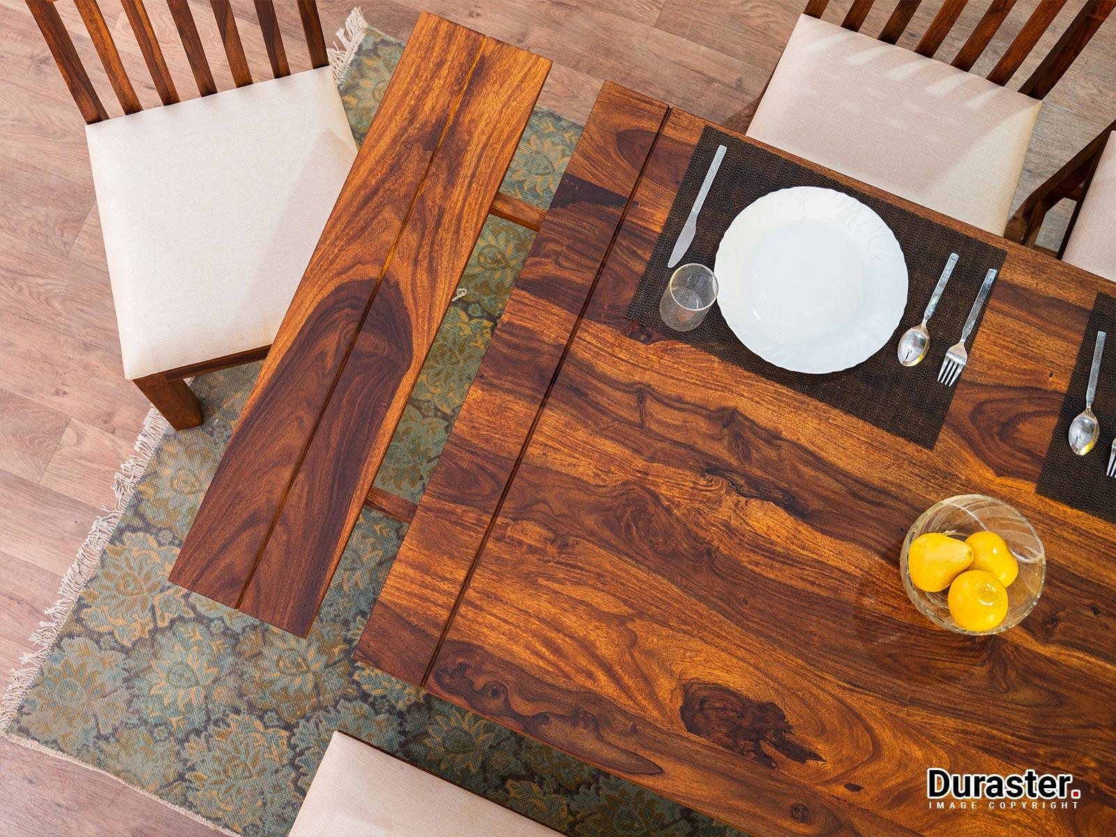 Dudi Furniture Vismit Solid Sheesham wood Dining Set