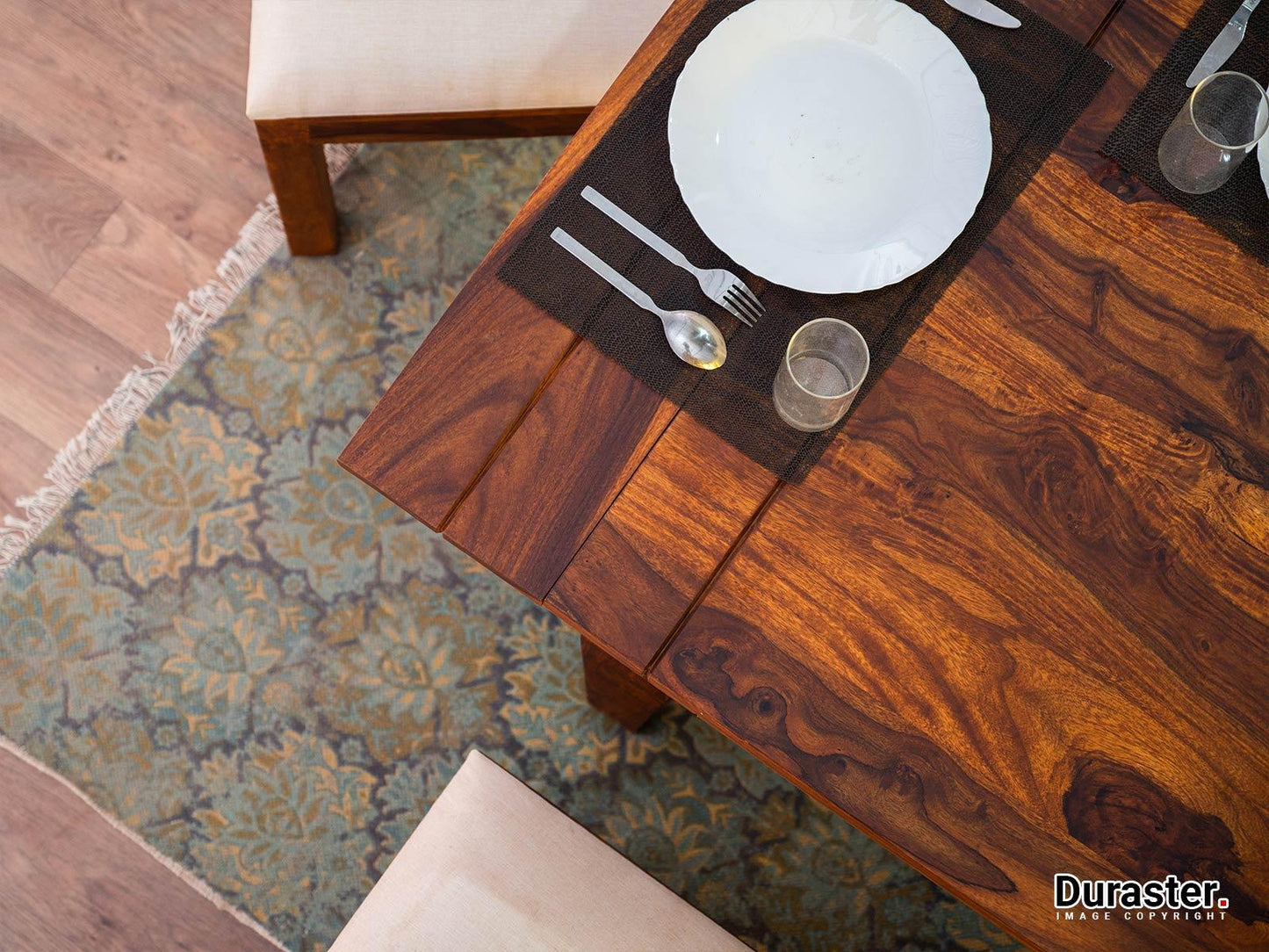Dudi Furniture Vismit Solid Sheesham wood Dining Set