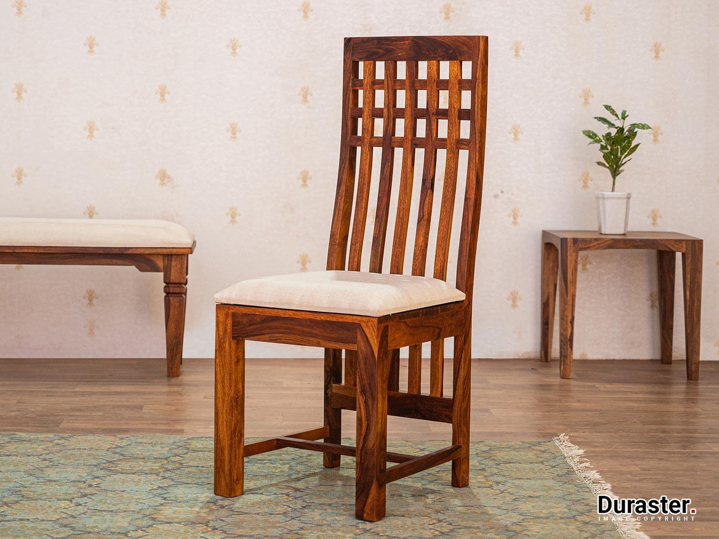 Dudi Furniture Vismit Solid Sheesham wood Dining Set