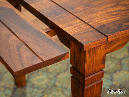 Dudi Furniture Vismit Solid Sheesham wood Dining Set