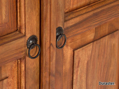 Dudi Furniture Vismit Colonial Style Sheesham Wood Wardrobe Cabinet