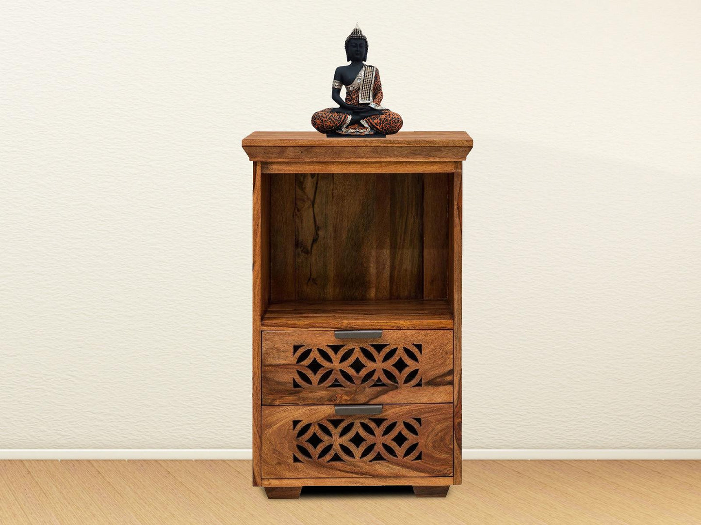 Dudi Furniture Vismit Solid Wood Sheesham Bedside
