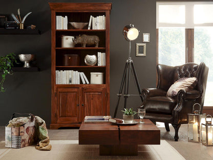 Dudi Furniture Vismit Solid Sheesham Wood Book Shelf
