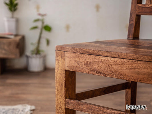 Dudi Furniture Vismit Solid Sheesham wood Dining chair