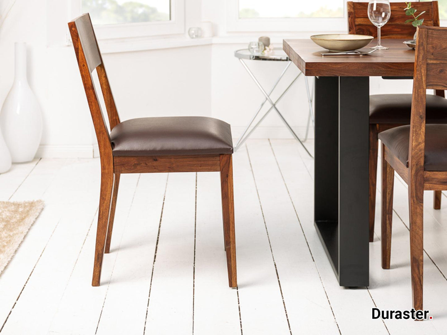 Dudi Furniture Vismit Solid Sheesham wood Dining Set