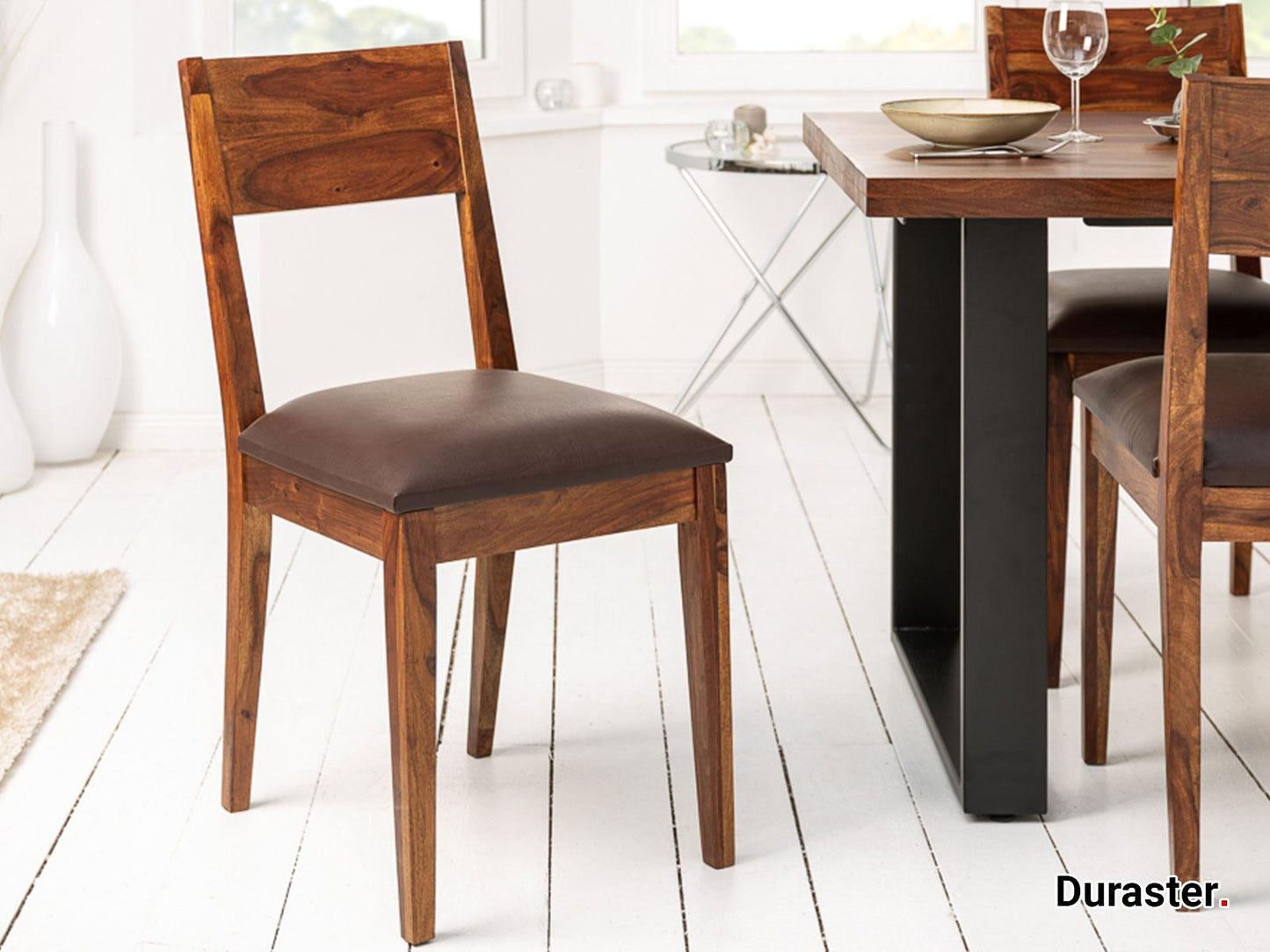 Dudi Furniture Vismit Solid Sheesham wood Dining Set