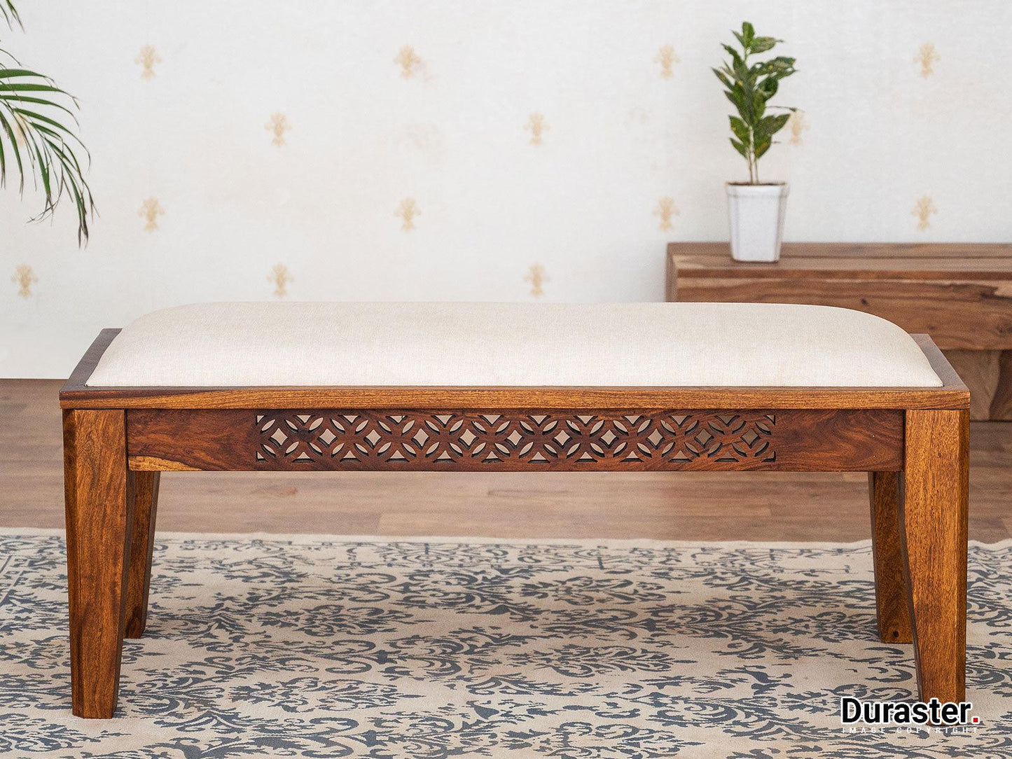 Dudi Furniture Vismit Stylish Sheesham wood Bench