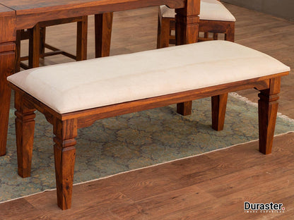 Dudi Furniture Vismit Solid Sheesham wood Bench