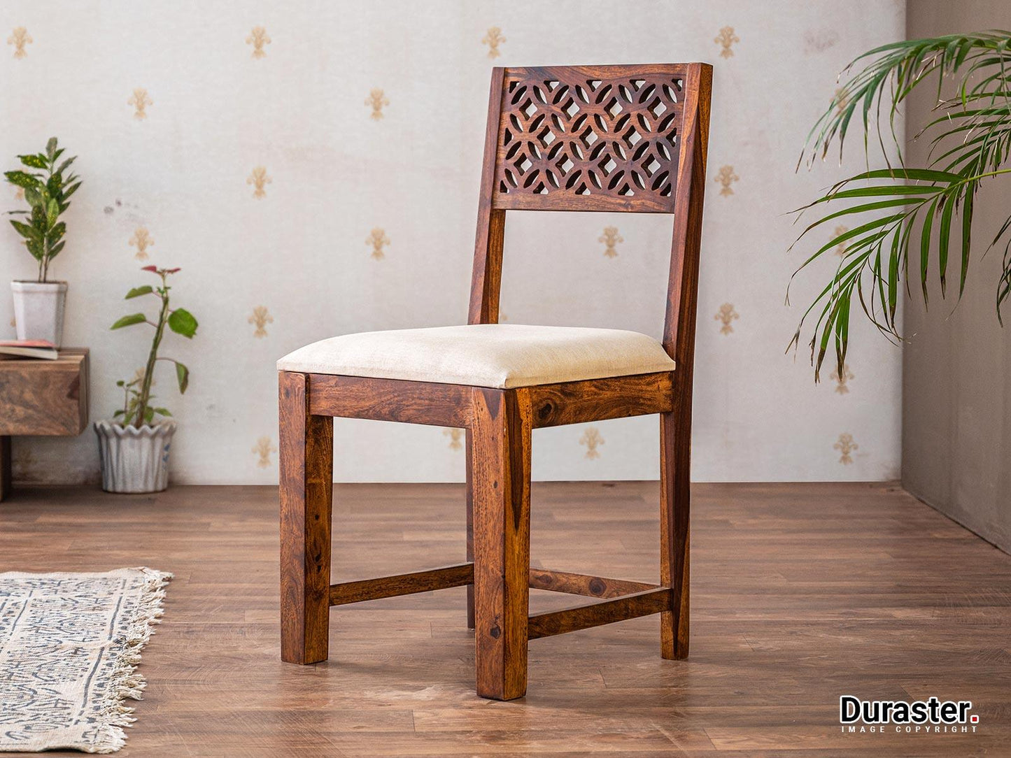 Dudi Furniture Vismit Premium Solid Sheesham wood Dining Set