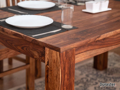 Dudi Furniture Vismit Premium Solid Sheesham wood Dining Set