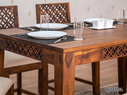 Dudi Furniture Vismit Solid Sheesham wood Dining Table
