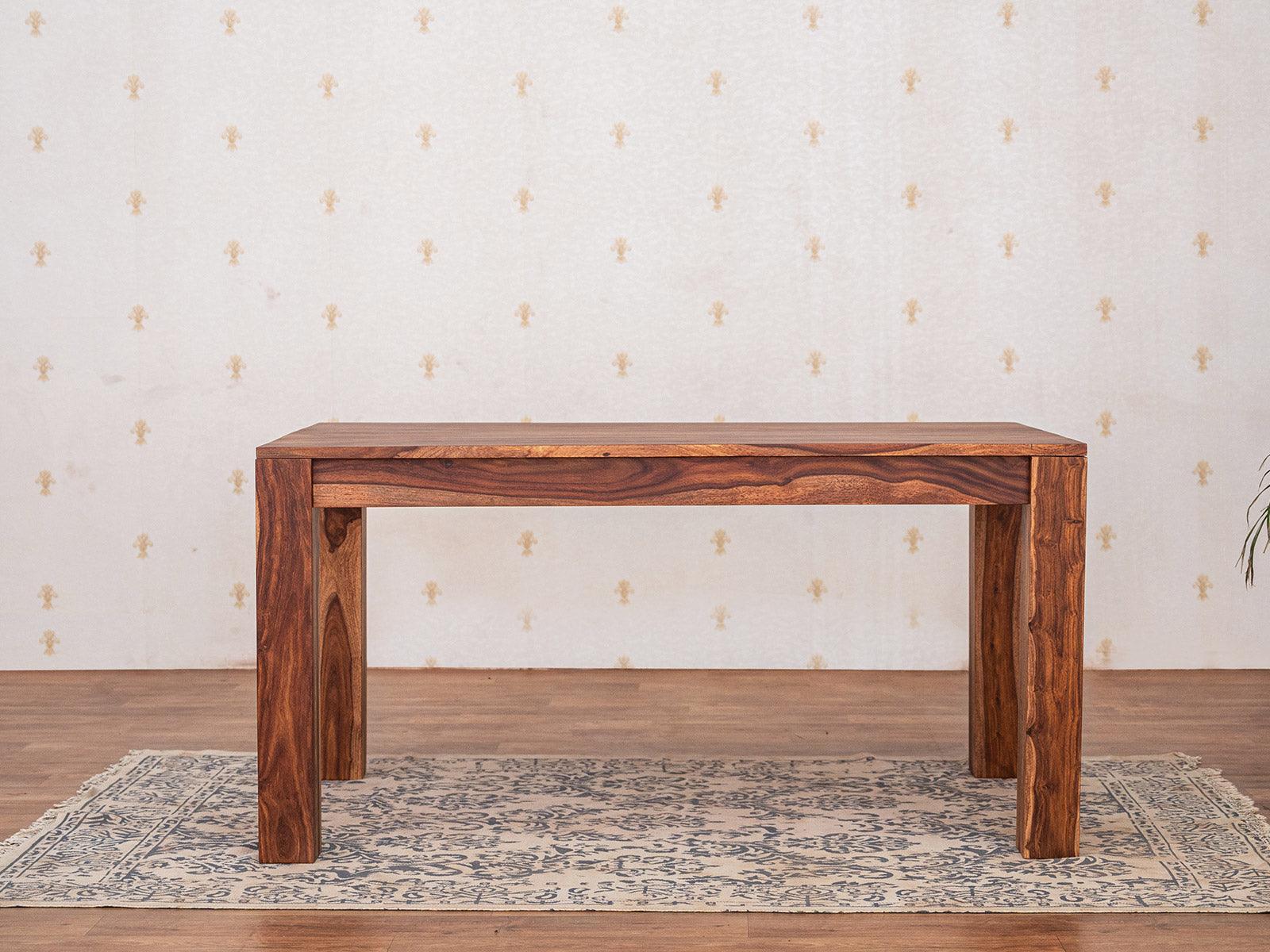 Dudi Furniture Vismit Transitional Solid Sheesham wood Dining Table