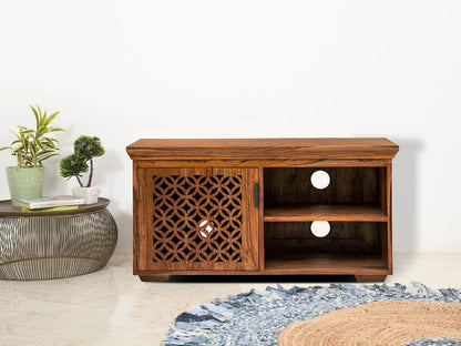 Dudi Furniture Vismit Solid Sheesham wood T.V. Unit