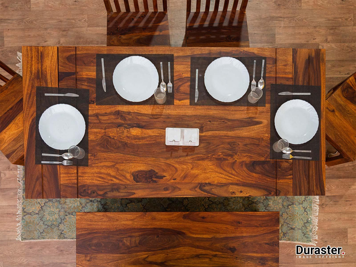 Dudi Furniture Vismit Solid Sheesham wood Dining Set
