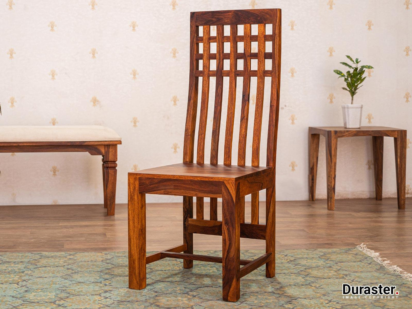 Dudi Furniture Vismit Solid Sheesham wood Dining Set