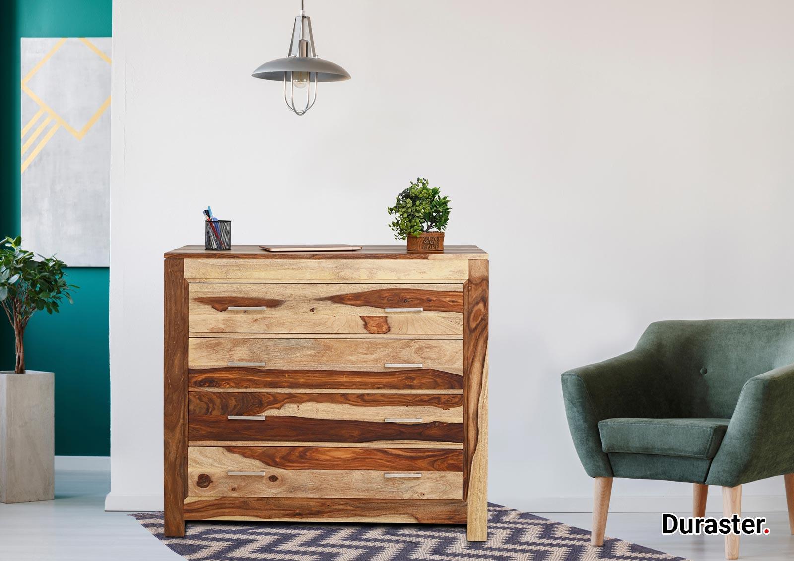 Dudi Furniture Raygoor Sheesham Wood Chest of Drawers