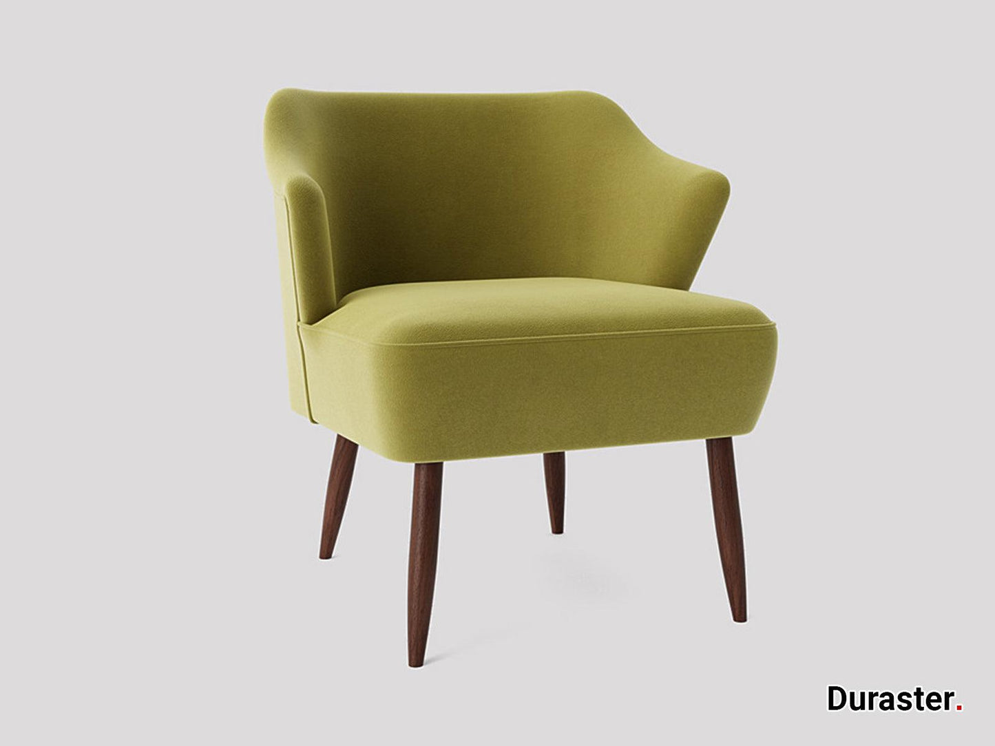 Dudi Furniture Elemantary Solid Wood Fabric Upholstered Chair