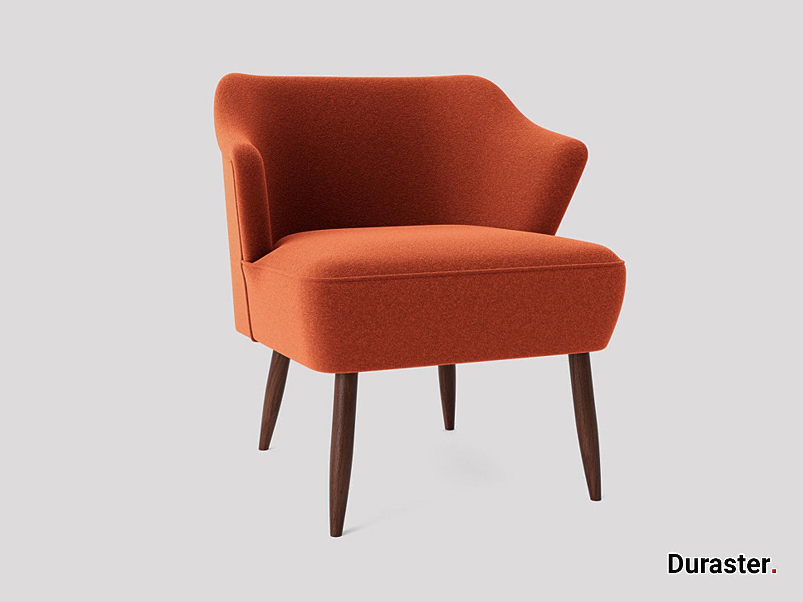 Dudi Furniture Elemantary Solid Wood Fabric Upholstered Chair