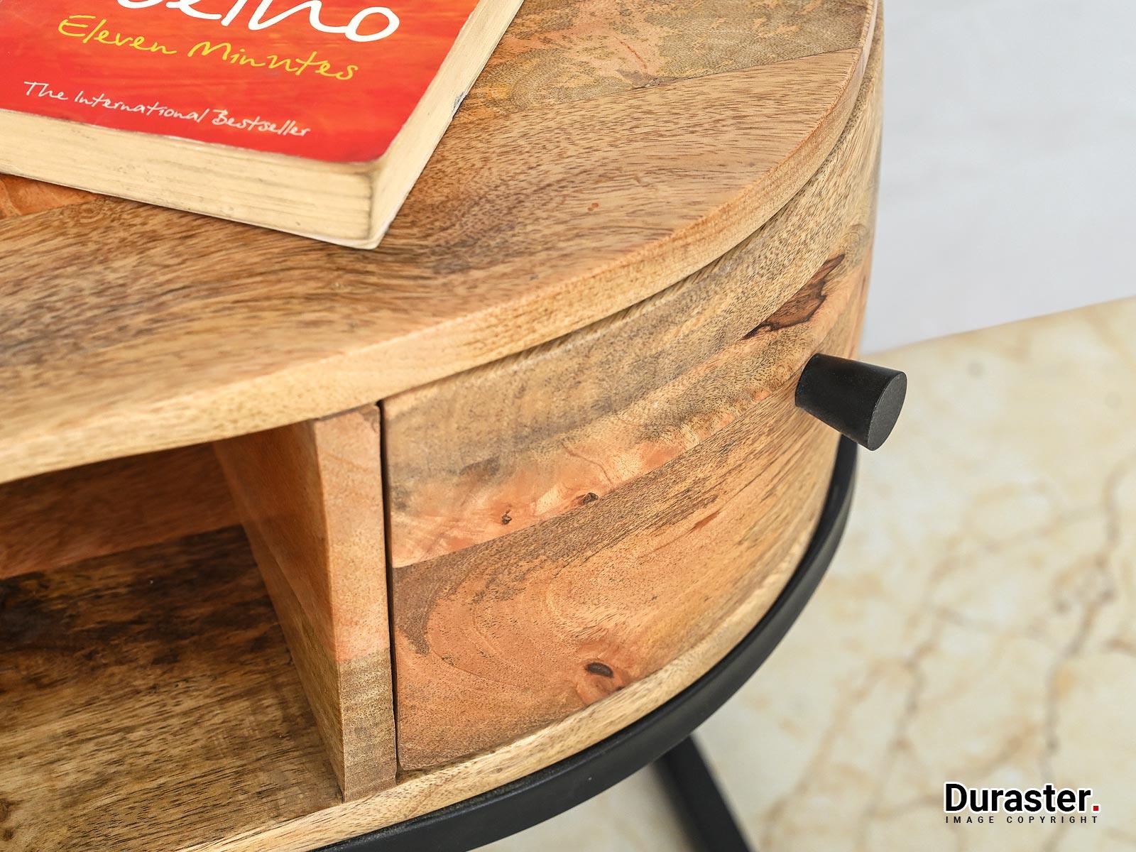 Dudi Furniture Verge Modern Bedside Table with Drawer