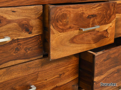 Dudi Furniture Raygoor Sheesham Wood 7 Drawers Chest