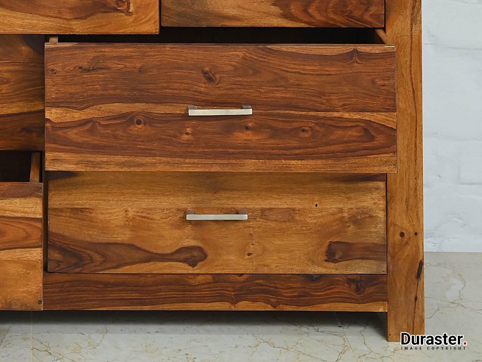 Dudi Furniture Raygoor Sheesham Wood 7 Drawers Chest