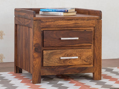 Dudi Furniture Ummed Modern Sheesham wood Bedside