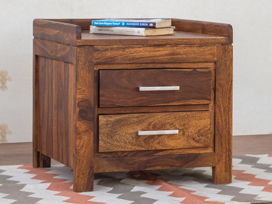 Dudi Furniture Ummed Modern Sheesham wood Bedside