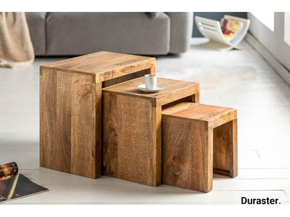 Dudi Furniture Torpedo Modern Set of 3 Nesting Tables