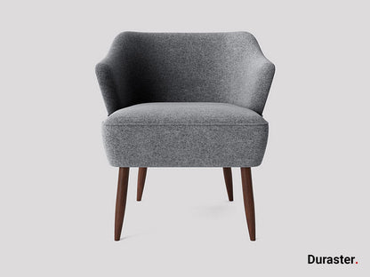 Dudi Furniture Elemantary Solid Wood Fabric Upholstered Chair