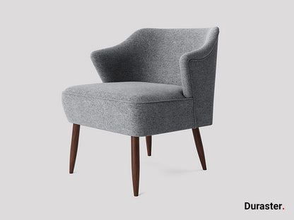 Dudi Furniture Elemantary Solid Wood Fabric Upholstered Chair