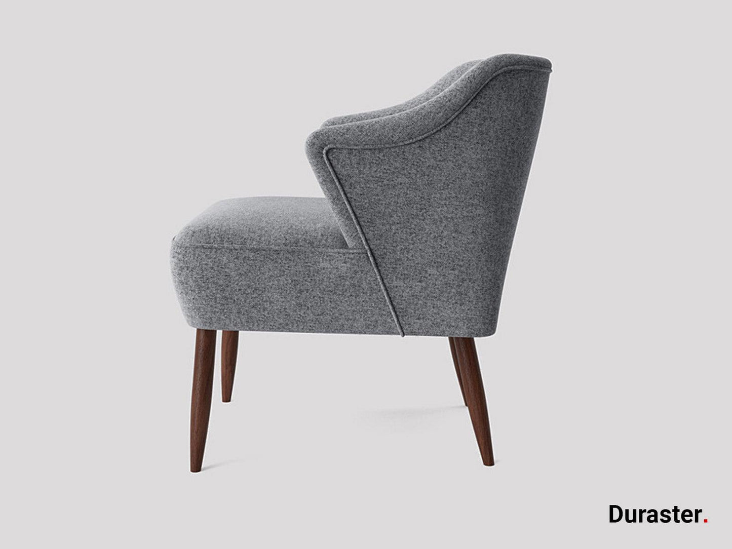 Dudi Furniture Elemantary Solid Wood Fabric Upholstered Chair