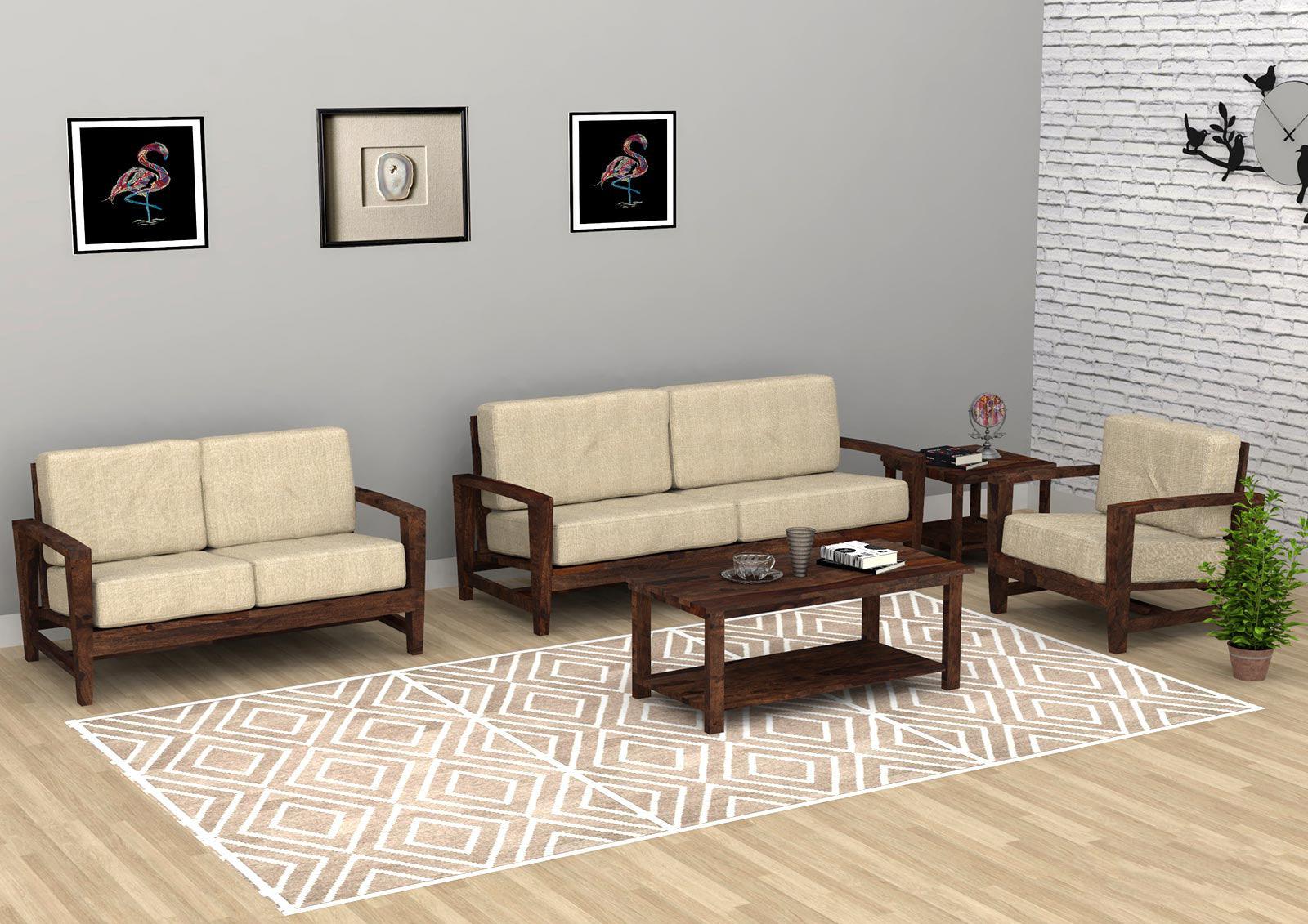 Dudi Furniture Marvel Modern Wooden Sofa Set