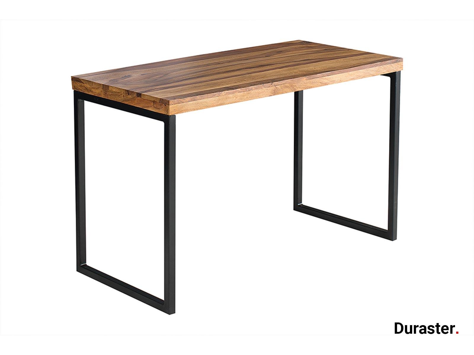 Dudi Furniture Rio Sheesham Wood Desk With Iron Frame